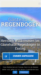 Mobile Screenshot of essing-gaestehaus-regenbogen.de